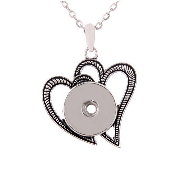 

2019 new snap jewelry crystal starfish snap button necklace for women fit 18mm 20mm snap buttons jewelry snaps n bbykwk, Silver