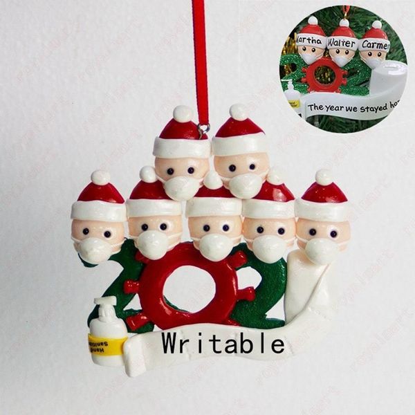 

christmas ornaments diy greetings quarantine christmas birthday party pandemic social distancing xmas tree pendant accessories ooa9074