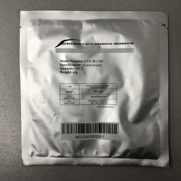 

cryo pad slimming cool pad/antie membrane/cool gel pad /cool cryo antie membrane for cool cryotherapy machine