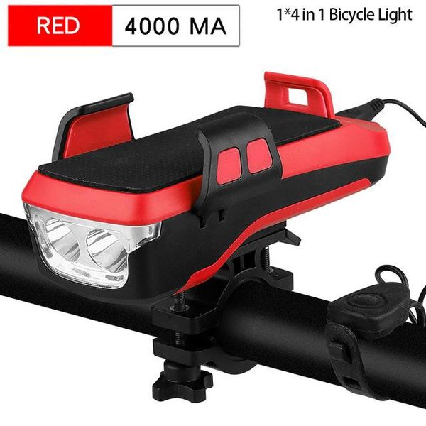 

2020 новый 4в1 с usb зарядное устройство многофункциональный велосипед передний свет фонарика велосипед телефон владельца банка силы велосип