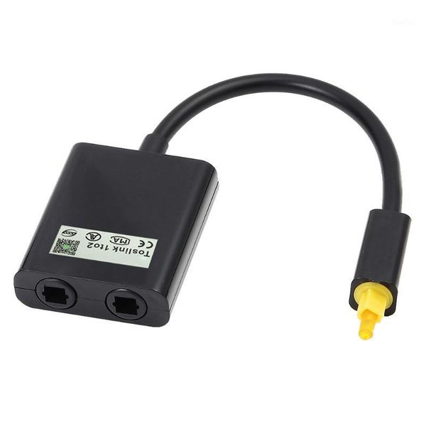 

digital dvd audio splitter player home theatre optical cable connector computer television fiber adapter 1 to 21