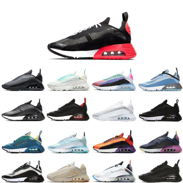 

2020 new fashion airscushion white magma orange women sport shoes pure platinum duck camo triple black mens trainers sneakers