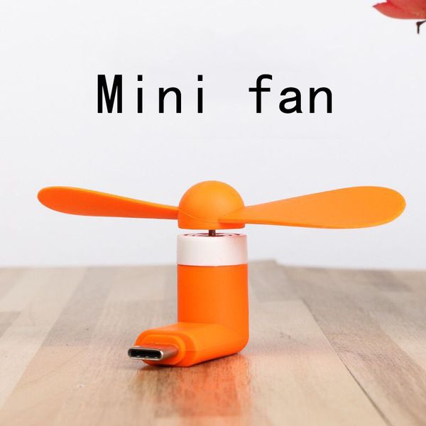 Toptan Mikro Taşınabilir USB Mini Fan Telefon Aksesuarı Android Smartphone Için Rastgele Renk DHL Ücretsiz Kargo