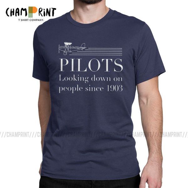 

pilots looking down on people since 1903 clothing airplane aviation plane fighter casual sport hooded sweatshirt hoodie men t shirt