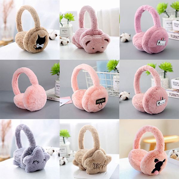 

2021 последний кролик милый женский корейских волосы мужчина мультфильм теплый и детская пара зимой earmuffs нового