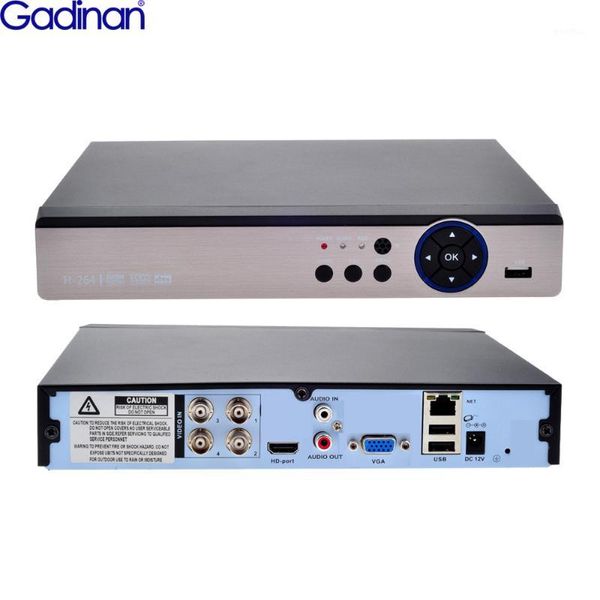 

kits gadinan ahd xvi 5mp dvr security cctv 4ch 4mp 3mp 1080p h.264 hybrid video recorder for tvi cvi analog ip camera1, Black;white