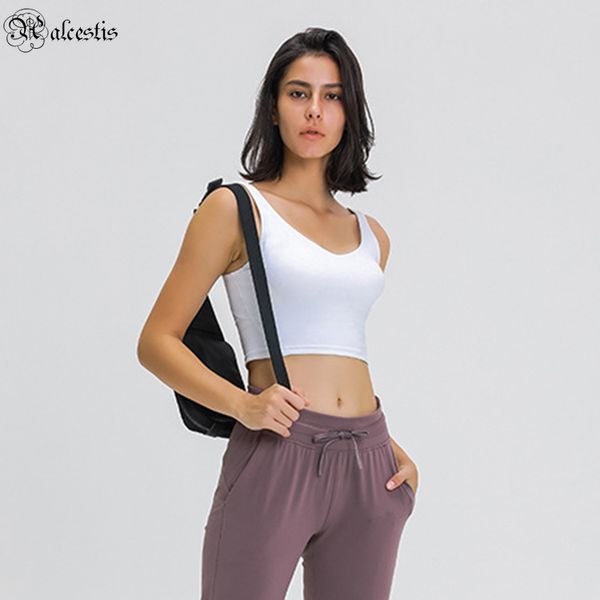 

2021 fitness beauty back sports underwear women shockproof running high-intensity yoga bra sports vest base, White;red