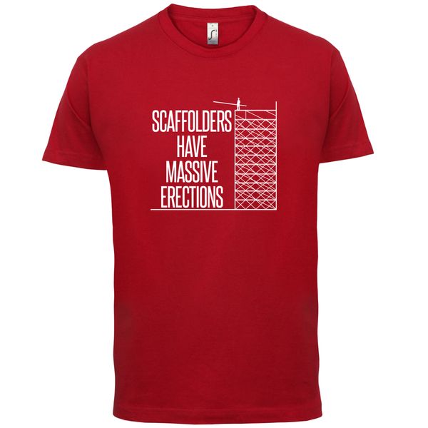 

scaffolders have massive erections mens funny / builder print mens short sleeve homme hoodie designers t shirts sweatshirt
