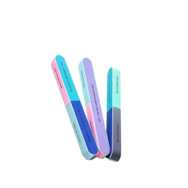

1/3pcs six-sided polishing file nail tool creative printing nail file sanding professional nail file manicure a jllzij