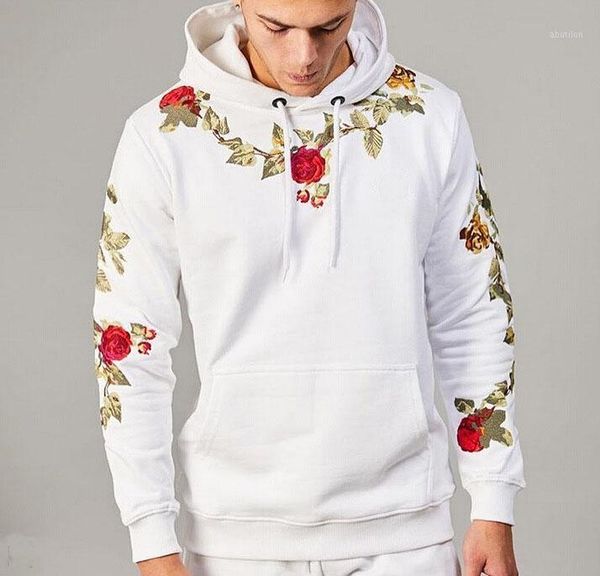 

men's hoodies & sweatshirts zhuzunzhe 2021 men long sleeve warm pullover floral print hooded sweatshirt male hoodie casual sportswear1, Black