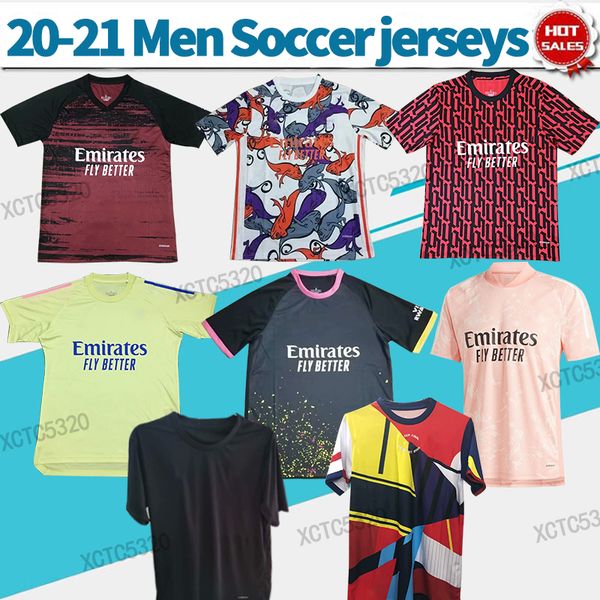 

gunners training shirt a u b a m e yang 2020 2021 men training soccer jersey gunner shorts sleeve pre-match football shirt do not print, Black;yellow