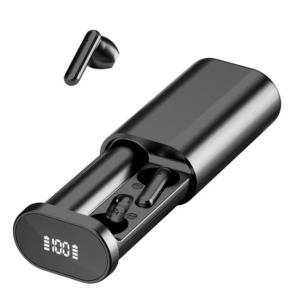 B20 TWS Многофункциональные беспроводные наушники Bluetooth Наушники Стерео Спортивные светодиодные наушники с питанием