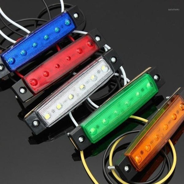 

led light smd 24v white red orange truck trailer pickup side marker indicator lamps caravan tractor kart1