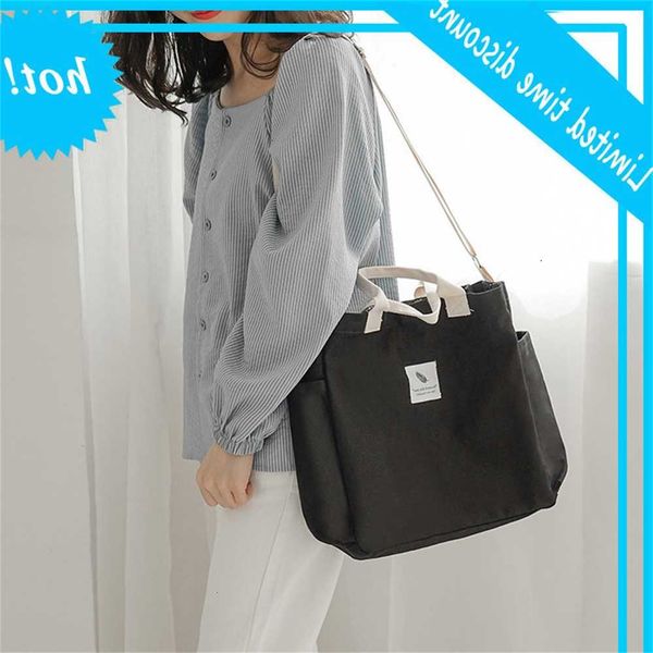 

s54 art messenger color contrast portable leisure thick canvas shoulder large capacity women's bag