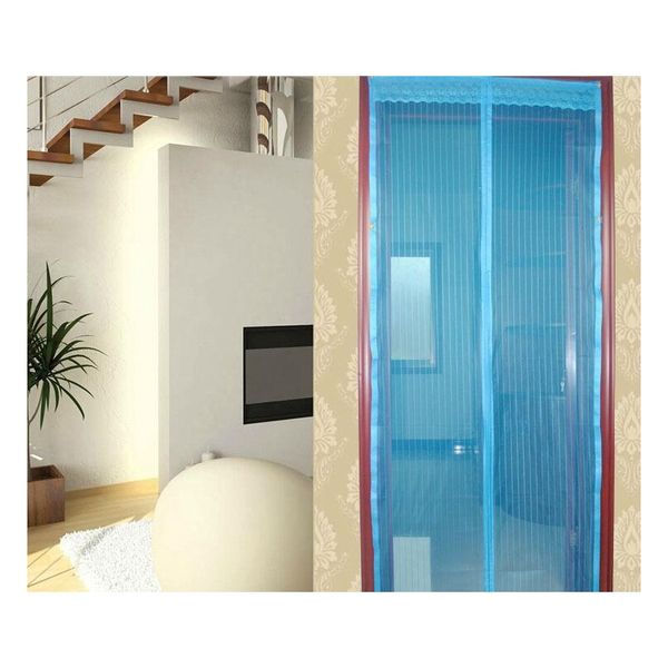 

6 colors magnetic door mosquito net curtain mesh screen windows insect fly bug gauze mosquito 90*210cm an jllmkp yummy_shop