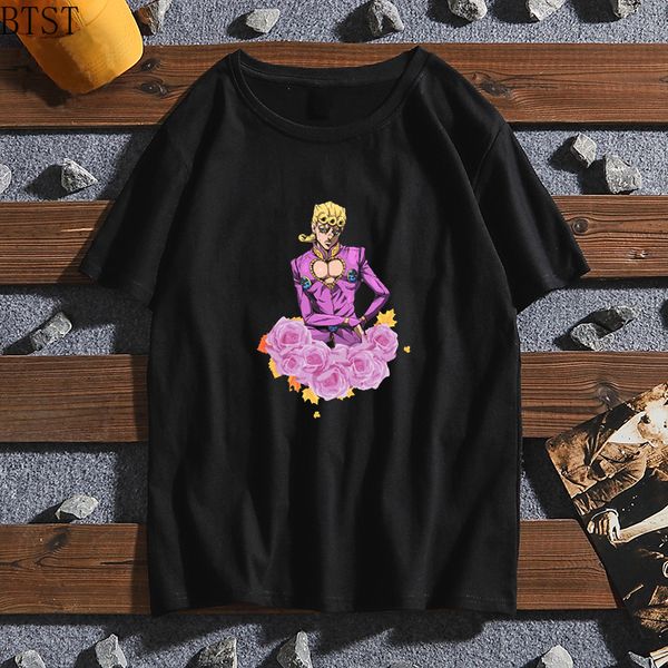 

спорт tshirt охладить jojo bizarre adventure graphic print tee homme японский аниме стиль tshirt негабаритной тройник хлопок soft t-shirt me