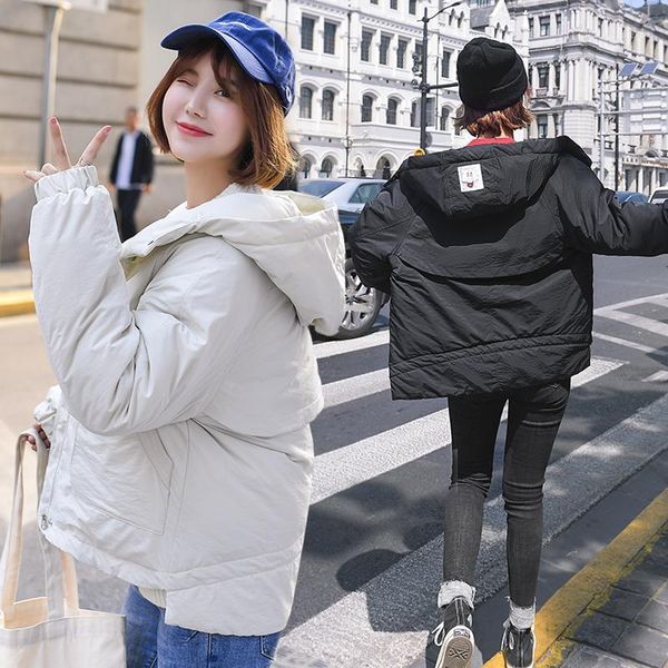 

wholesale 2019 new autumn winter selling women's fashion casual warm jacket female bisic coats bp9111, Tan;black