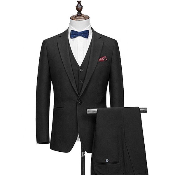 

tailor wholesale custom designs men wedding uniform suit for office wear, White;black