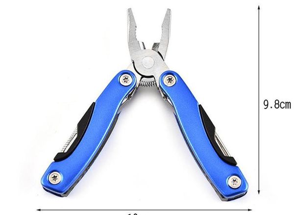 

survival multi function pliers mini folding tongs including screwdriver filer knife can opener outdoor equipmen wmtaxi dayupshop