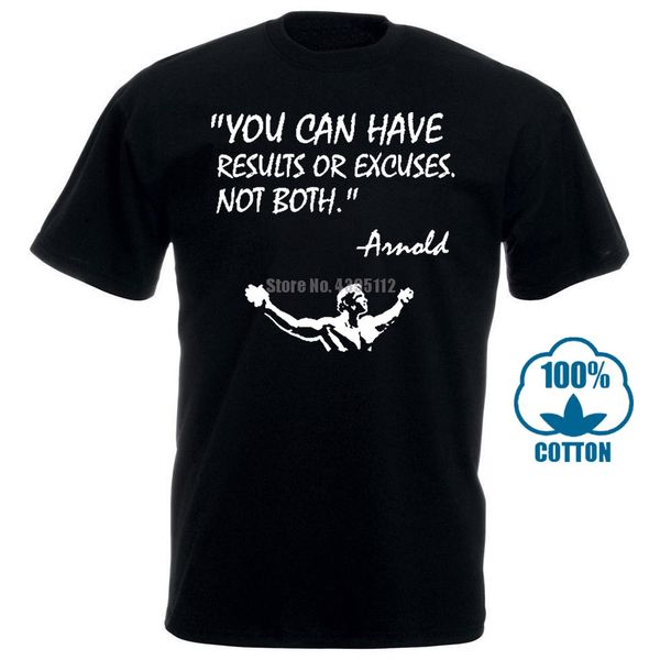 

designs selling summer new print fashion 's arnold quote results or excuses conquer lifting workout sport sweatshirt hoodie t shirt