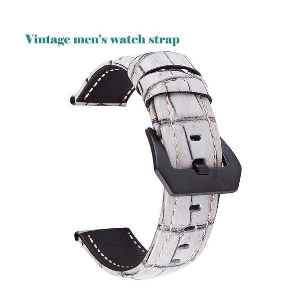 

uthai p17 натуральные кожаные ремни 20 мм 22 мм 24 мм 26 мм классический ретро-бат ретро ustai p17 лучше sqcisa homees2007, Black;brown