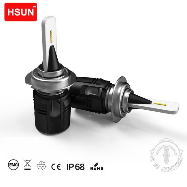 

hsun 1set/2pcs small size headlights car headlight h4 h7 led bulbs d1s d2s d3s h1 h3 h8 h11 9006 9005 88012-32v auto light bulb