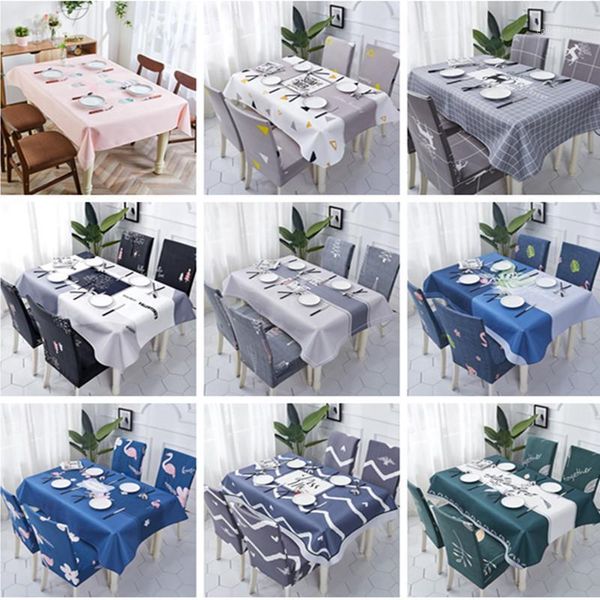 

synthetic cotton and linen waterproof tablecloth stretch fabric1