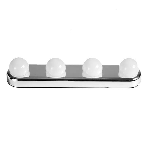 

bright studio glow make super up lighting 4 led bulbs portable cosmetic mirror makeup light