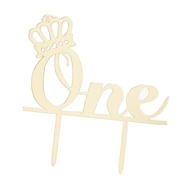 

one crown acrylic cake er for 1st birthday party anniversary decoration