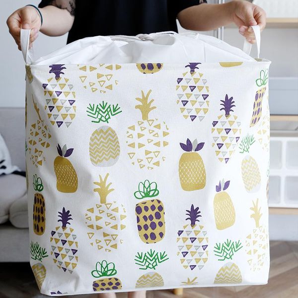 

100l large-capacity beam mouth quilt storage bag clothes storage basket