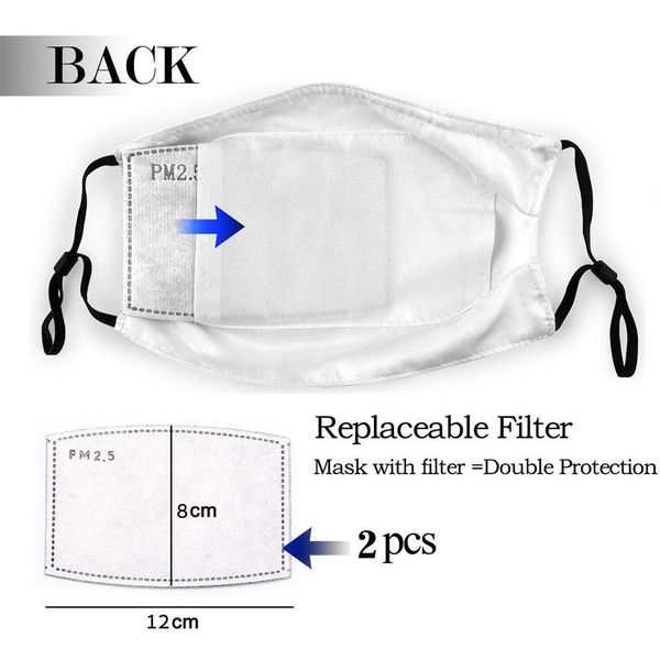 

dustproof windproof 20211pc face mouth cotton cover washable reusable fabric facial mask protective kids filter mask#yl5