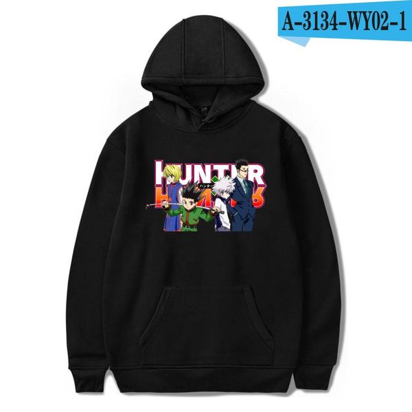 

hunter x hunter hoodies men women sweatshirt autumn oversized hoodie print fashion casual sweatshirt large clothes jlldbg ly_bags, Black