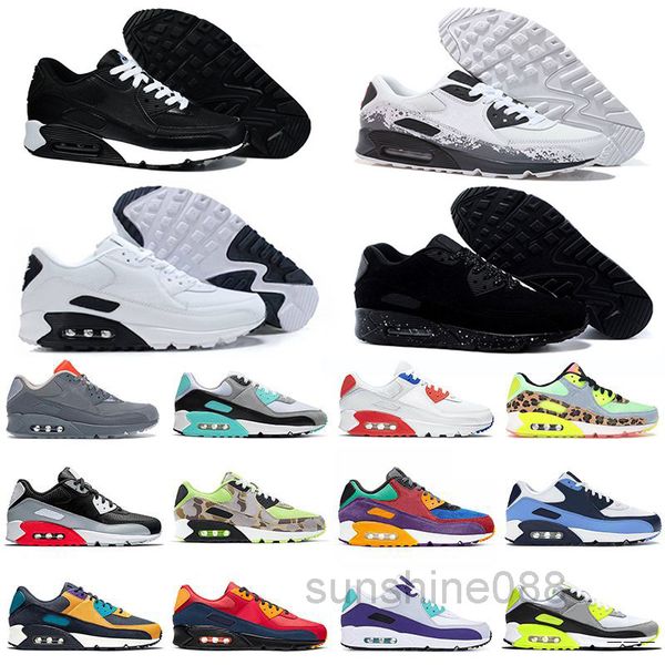 

men sneakers shoes classic 90 men and woman shoes sports trainer air cushion surface breathable sports shoes 36-45 dcv3