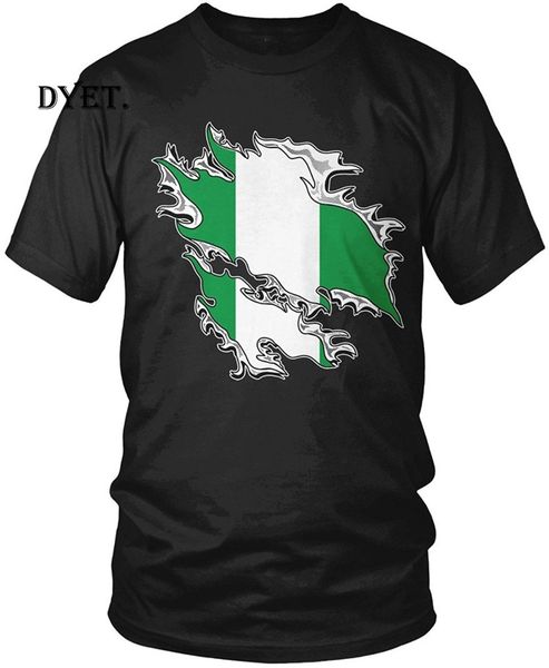 

fashion short sleeve sale 100 % cotton nigeria flag, nigerian flag rip through, nigeria pride men's t-shirt sport hooded sweatshirt hoo