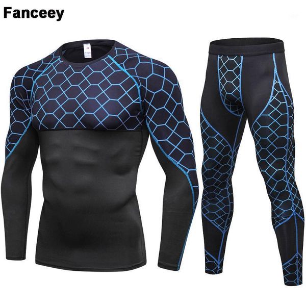 

fanceey long johns winter thermal underwear men quick dry stretch thermal underwear for men warm fitness compression1, Black;white