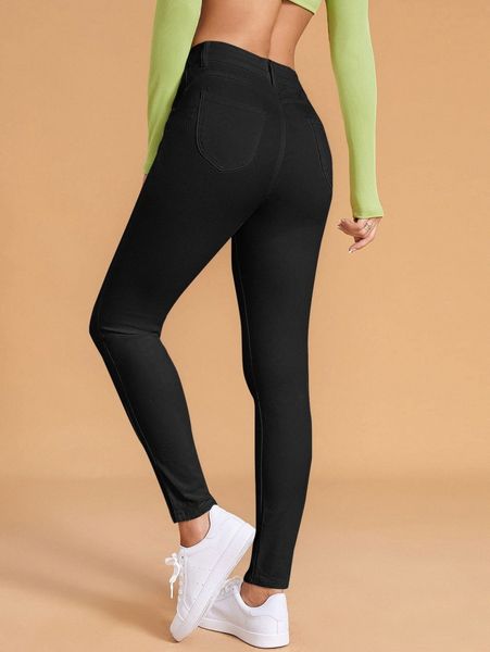 

high waist skinny jeans d6ck#, Blue