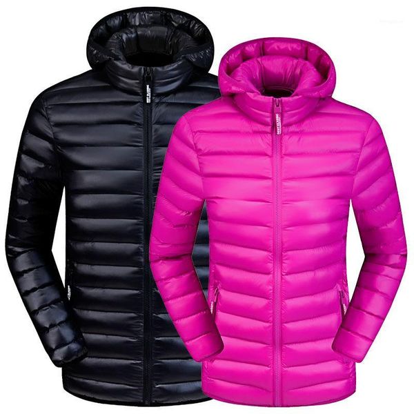 

couples winter warm coats men & women thick wadded wind waterproof hooded cotton padded jackets fashion outerwear male au-1621, Black