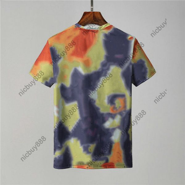 

2021 new summer designer mens tshirt camo scrawl letter print casual t-shirt women luxury t shirt dress tee, White;black