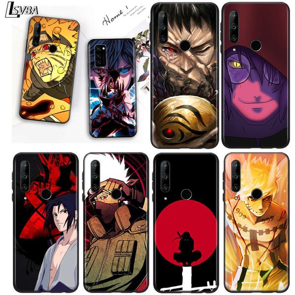 

huawei mobile phone silicone cover, huawei honor 7c 7a 7s 8 8a 8x 8c 8s 2019 2020 9 lite 9x pro black animation naruto cover4fre