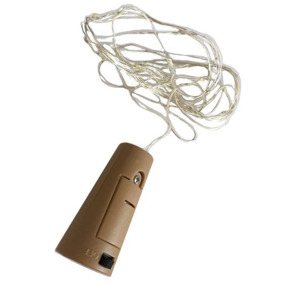 

1m 2m 20 led гирлянда медный провод corker струнный fairy night lights стеклянная бутылка новый год рождество елочных sqcycc