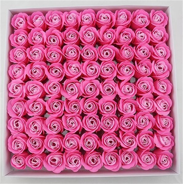 

81pcs simulation rose floral bath soap scented artificial flower wedding valentine day gift wedding decorations party decoration 127 k2