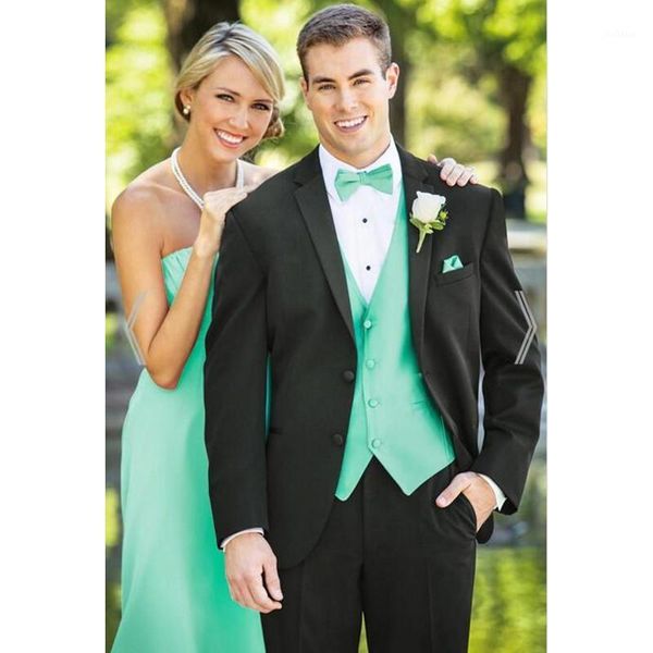 

new smoking tuxedo new style slim fit man groomsman men's wedding party suits suit prom bridegroom (jacket+pants+vest)1, White;black