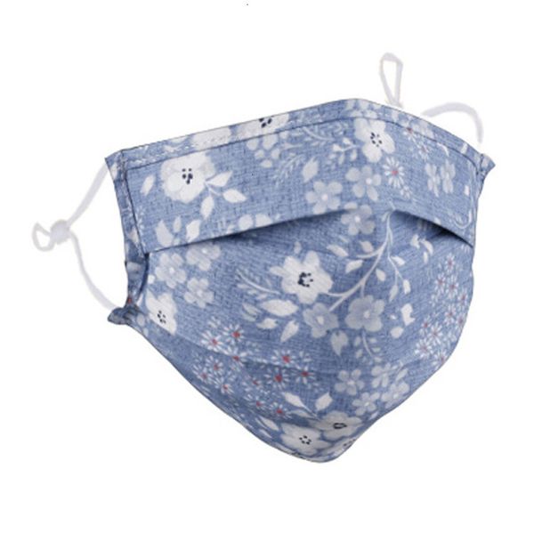 

designer dustproof smog pm2.5 fashion face mask protection boys girls cotton printed chrysanthemum facemask 4 nc4oj