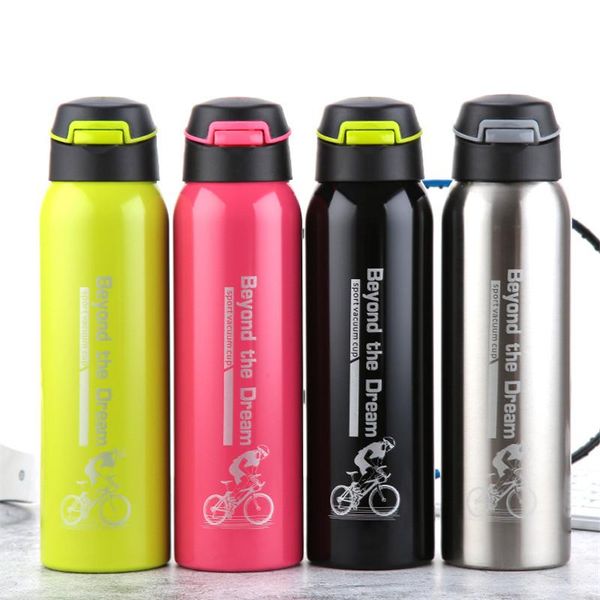 

thermos flasks rope water travel bottle straw portable mug 304 coffee cup stainless vacuum 480ml sports outdoor steel drinking bbyxsw bwkf
