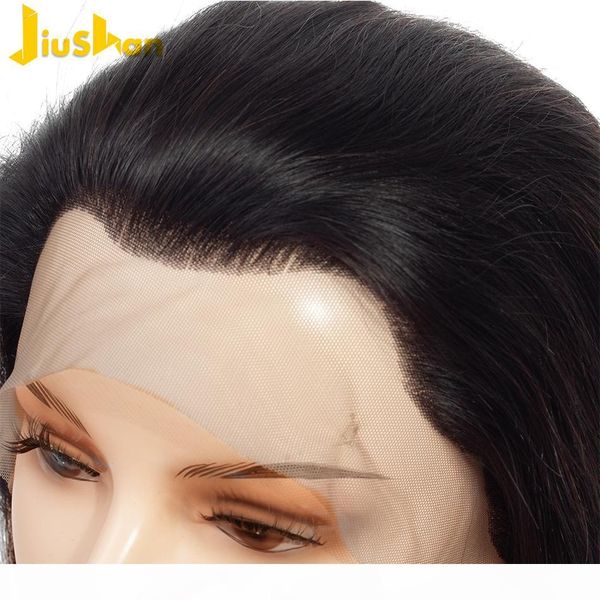 

13x4 lace front human hair wigs body lace frontal wigs remy lace front wigs with baby hair brazilian body wig, Black;brown