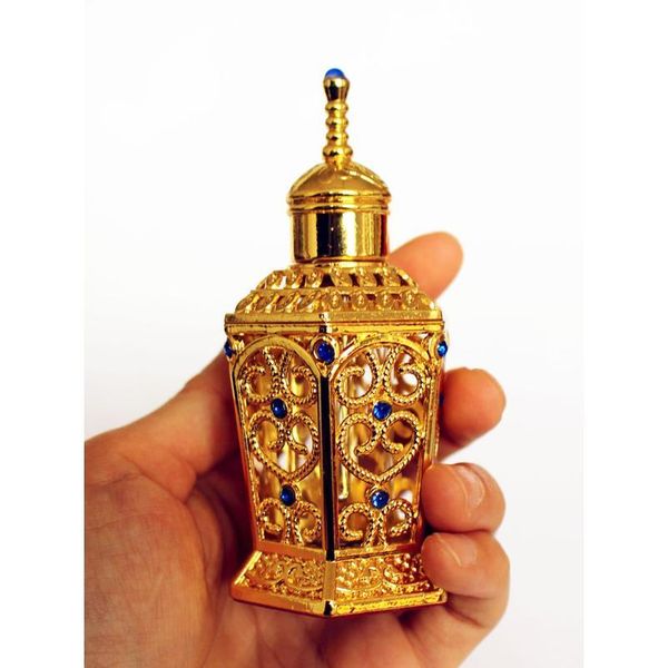 

1pc 10ml vintage metal perfume bottle arab essential oils dropper bottle container middle east ing decorat jllrnj