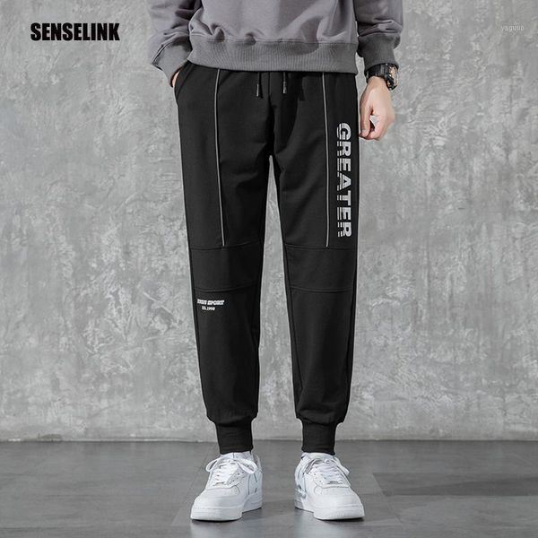 

men's spring autumn 2021 new classic korean pants sweatpants trousers clothing fashion casual hip hop overalls pants1, Black