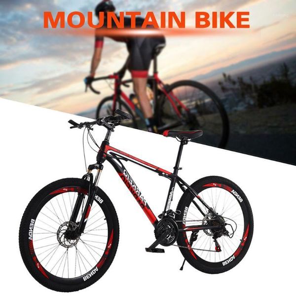 

bikes 26 inch 21 speed outroad mountain bike dual disc brakes aluminum alloy frame road bicycle fancy street 2021 arrival1