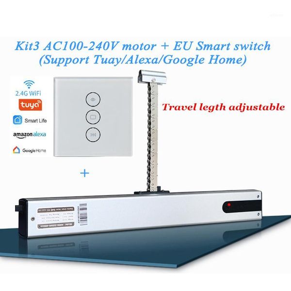 

smart home control 220v chain adjustable window actuator wifi automatic open skylight motor greenhouse drive alexa google remote control1