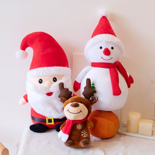 

gift doll plush toy decoration small santa claus snowman doll elk children doll